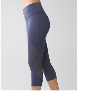 Lululemon Enlighten Seamless Crop Cadet Blue